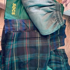 Assortment of school uniforms